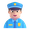 man police officer emoji
